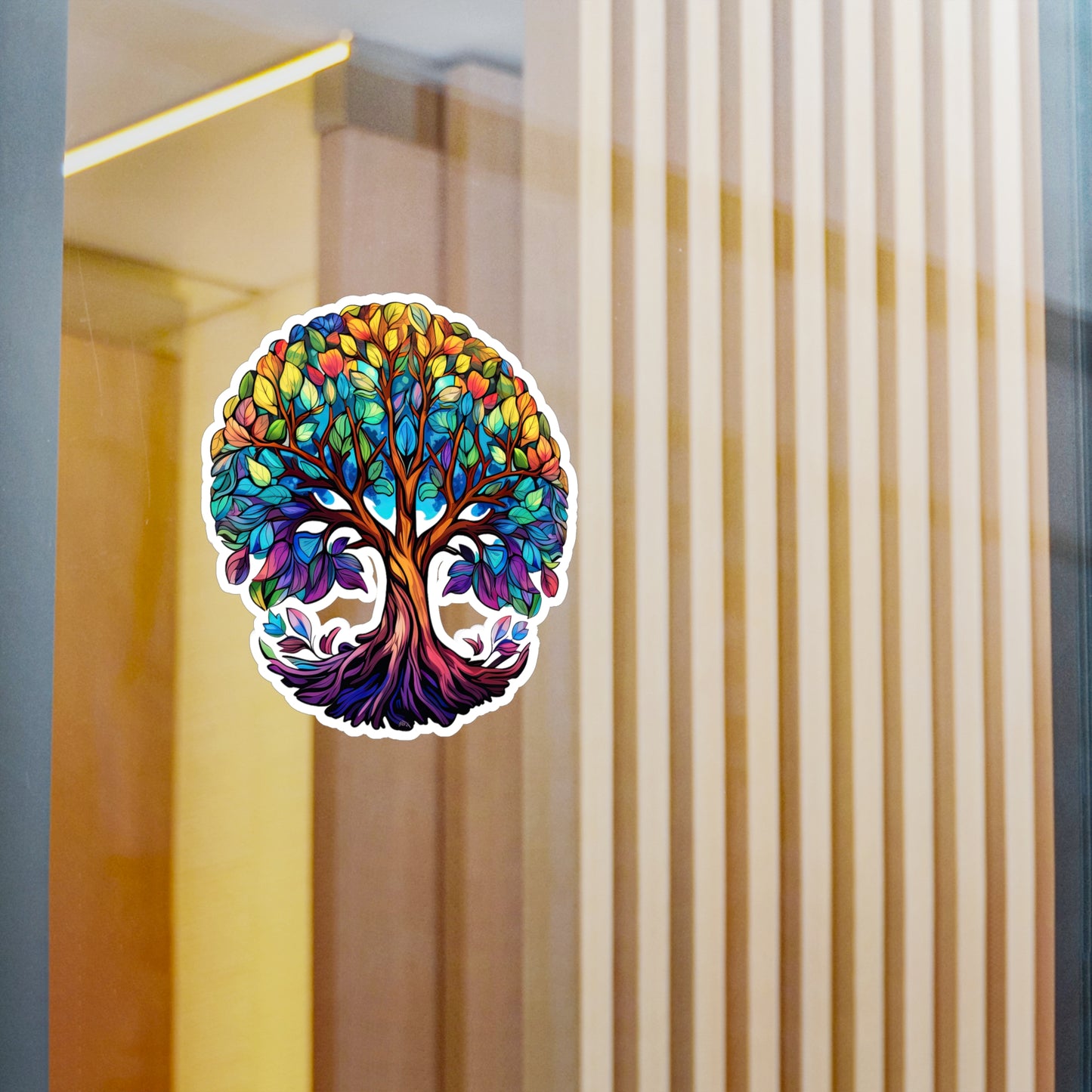 Blissful Harmony: A Lush Tree of Life Sticker