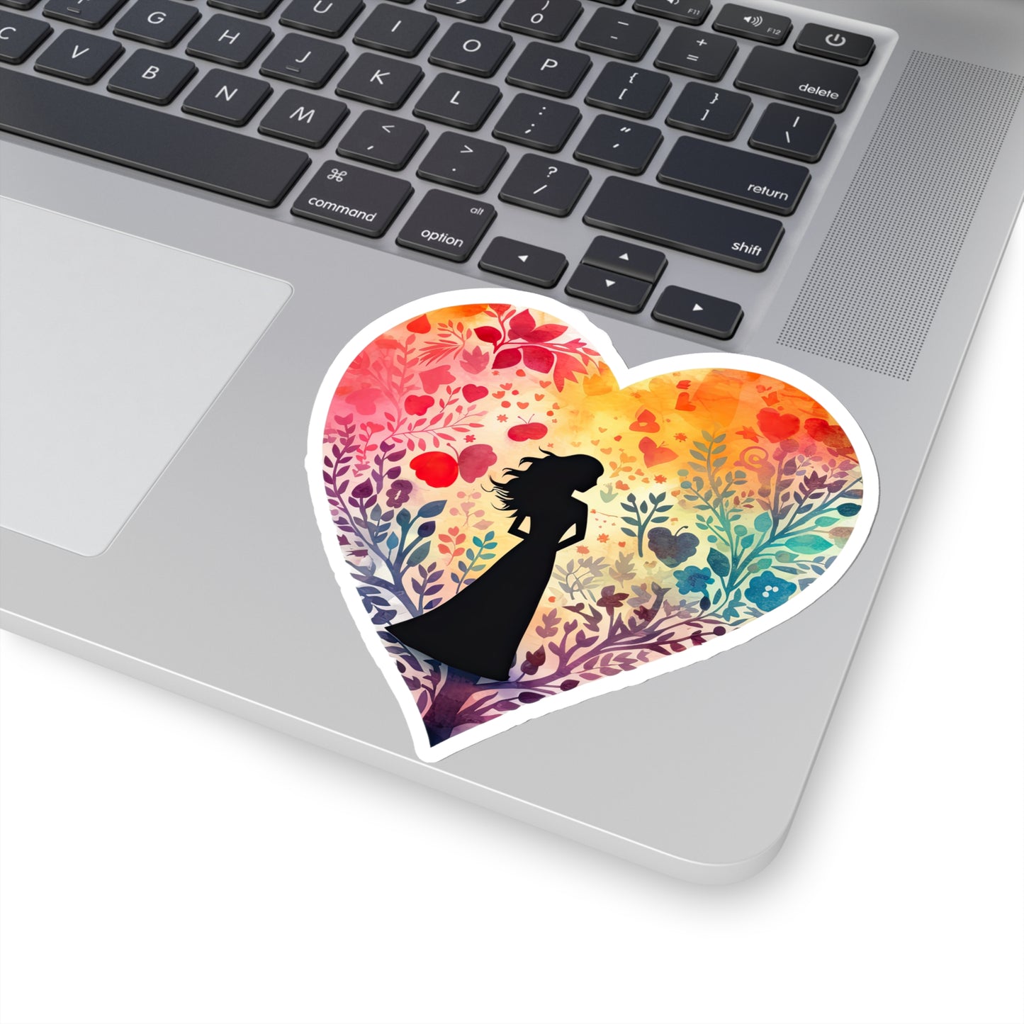 Watercolor Heart Sticker