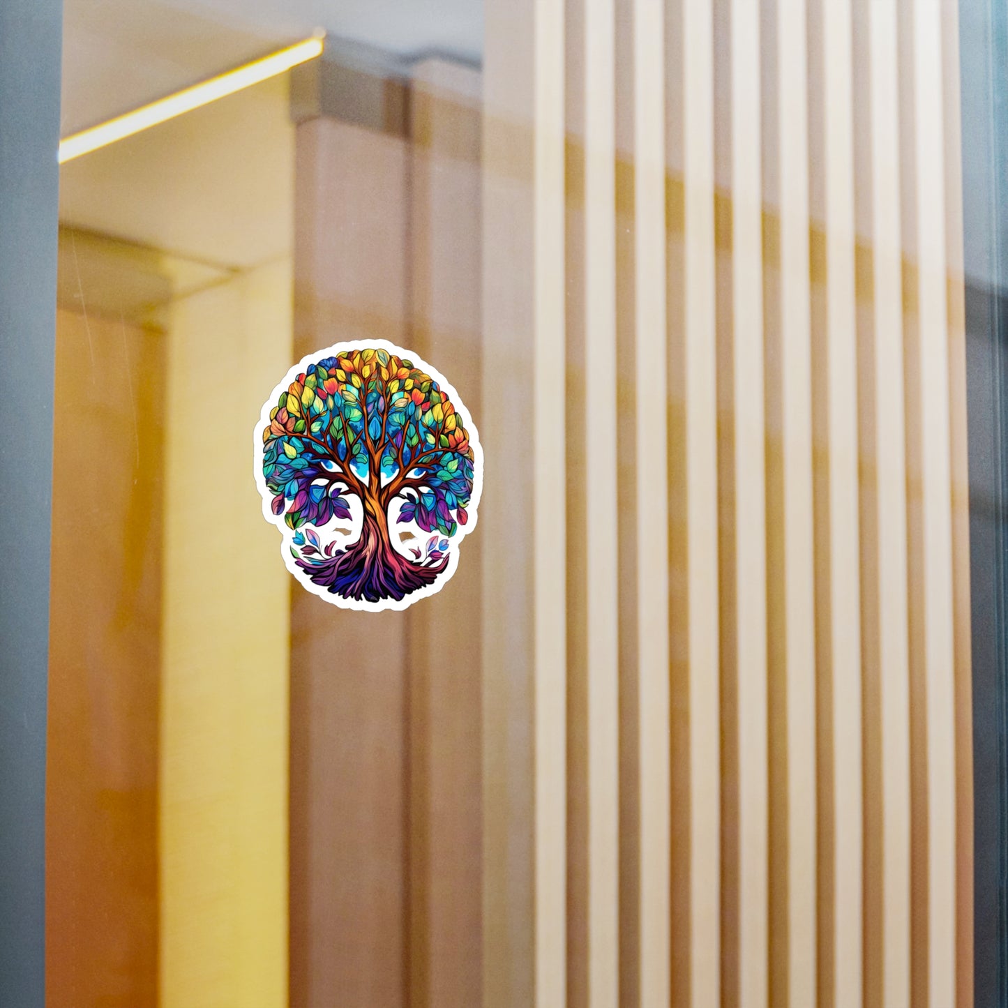 Blissful Harmony: A Lush Tree of Life Sticker