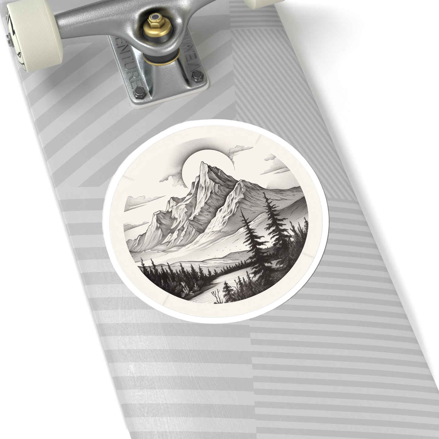Majestic Mountain Tranquility Sticker
