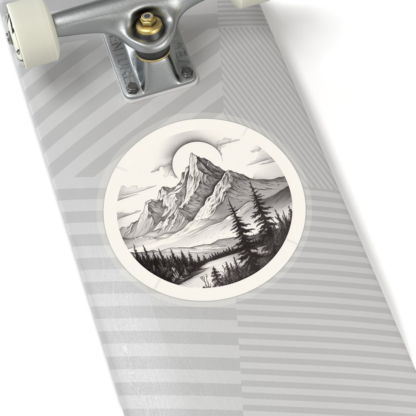 Majestic Mountain Tranquility Sticker