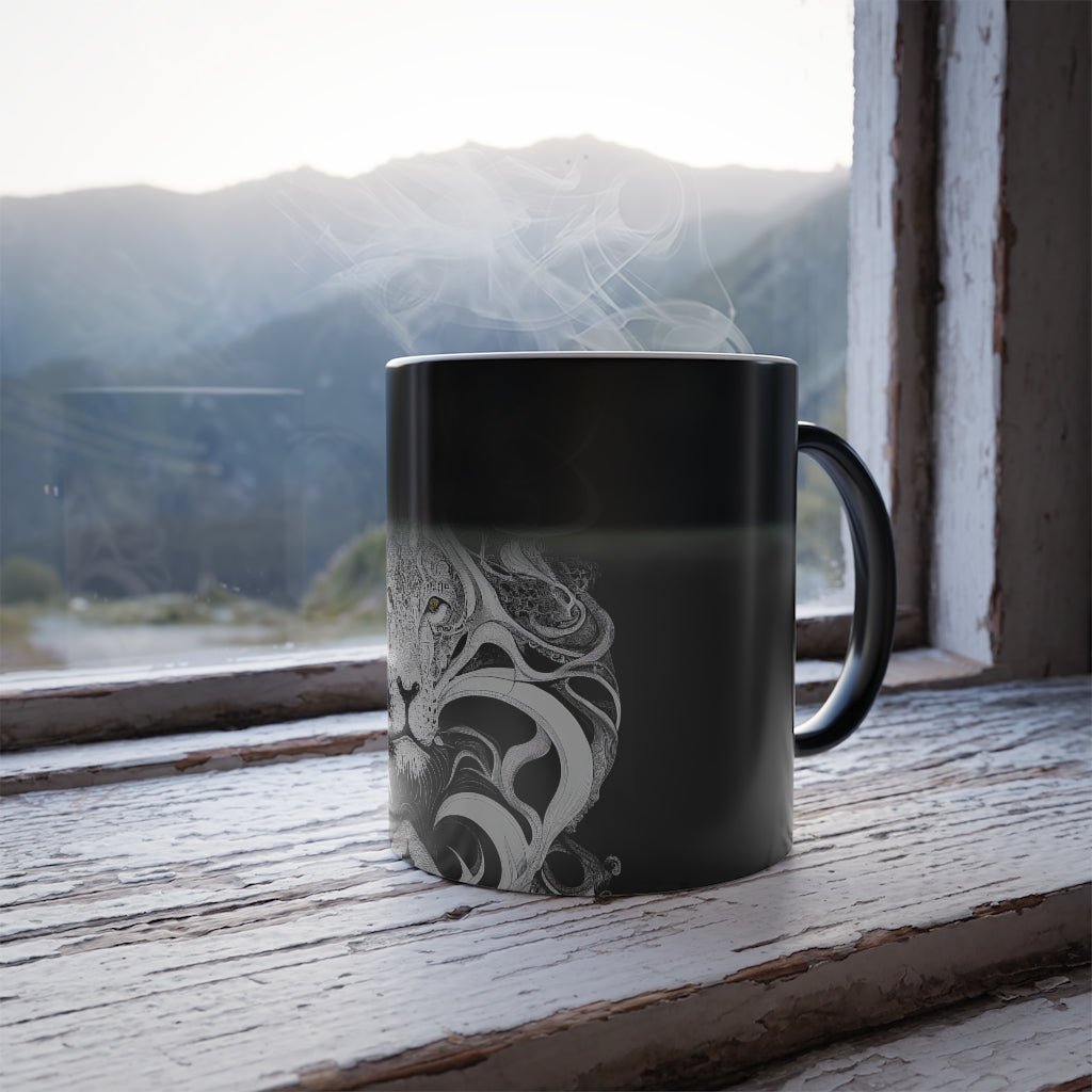 Lion Color Morphing Mug, 11oz