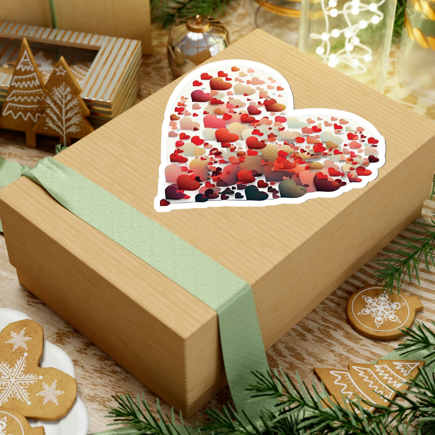 Beautiful Heart Collage Sticker
