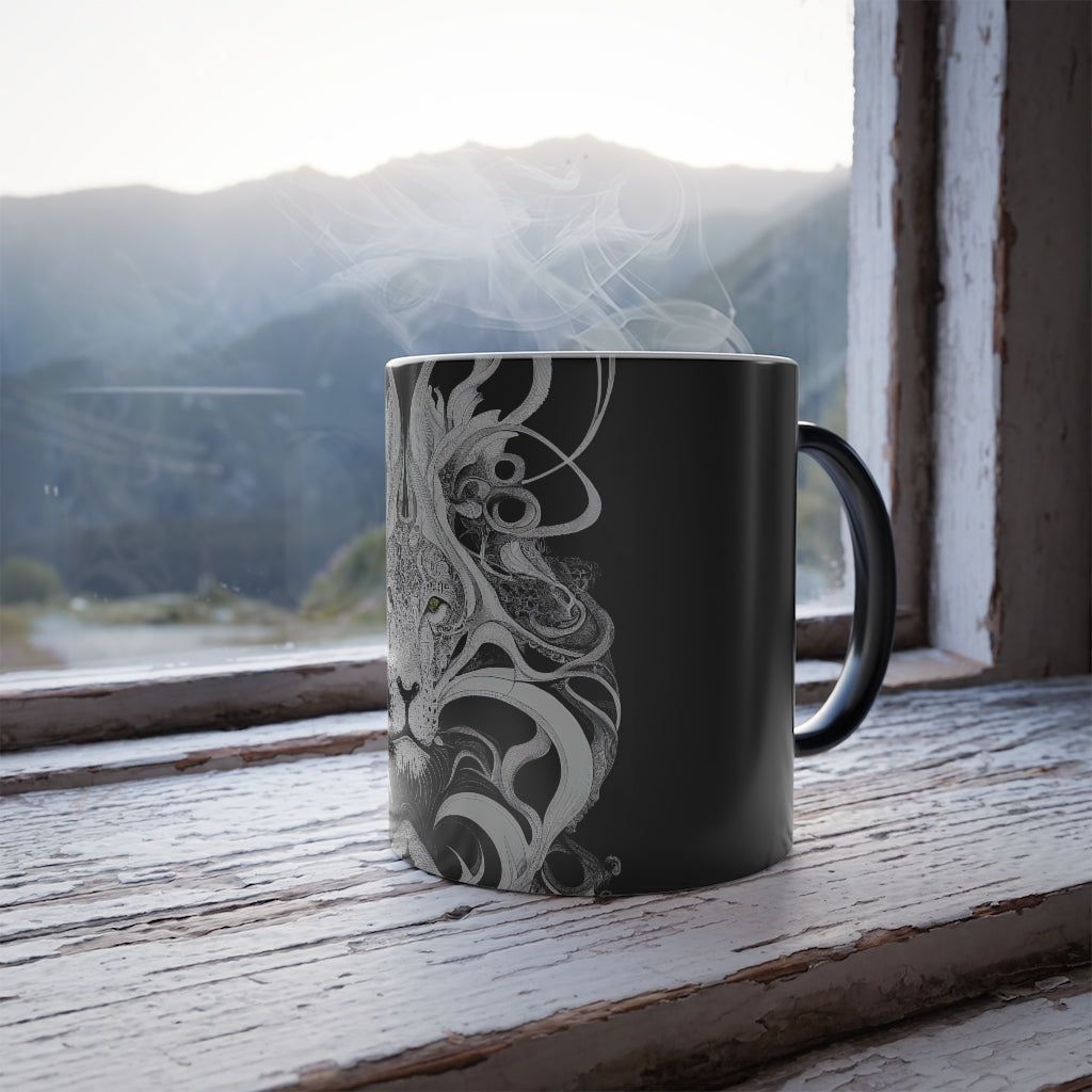 Lion Color Morphing Mug, 11oz