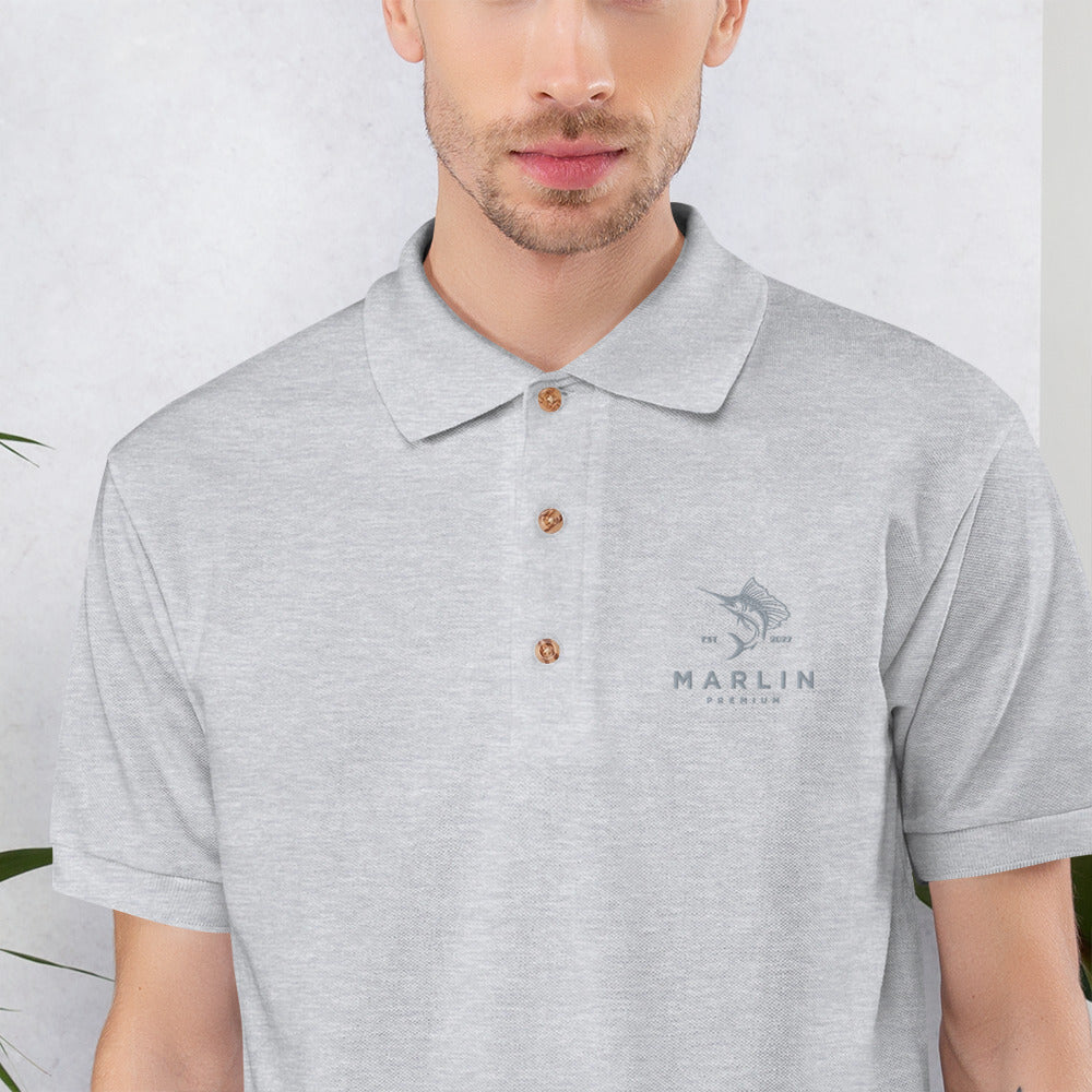 Marlin Embroidered Polo Shirt