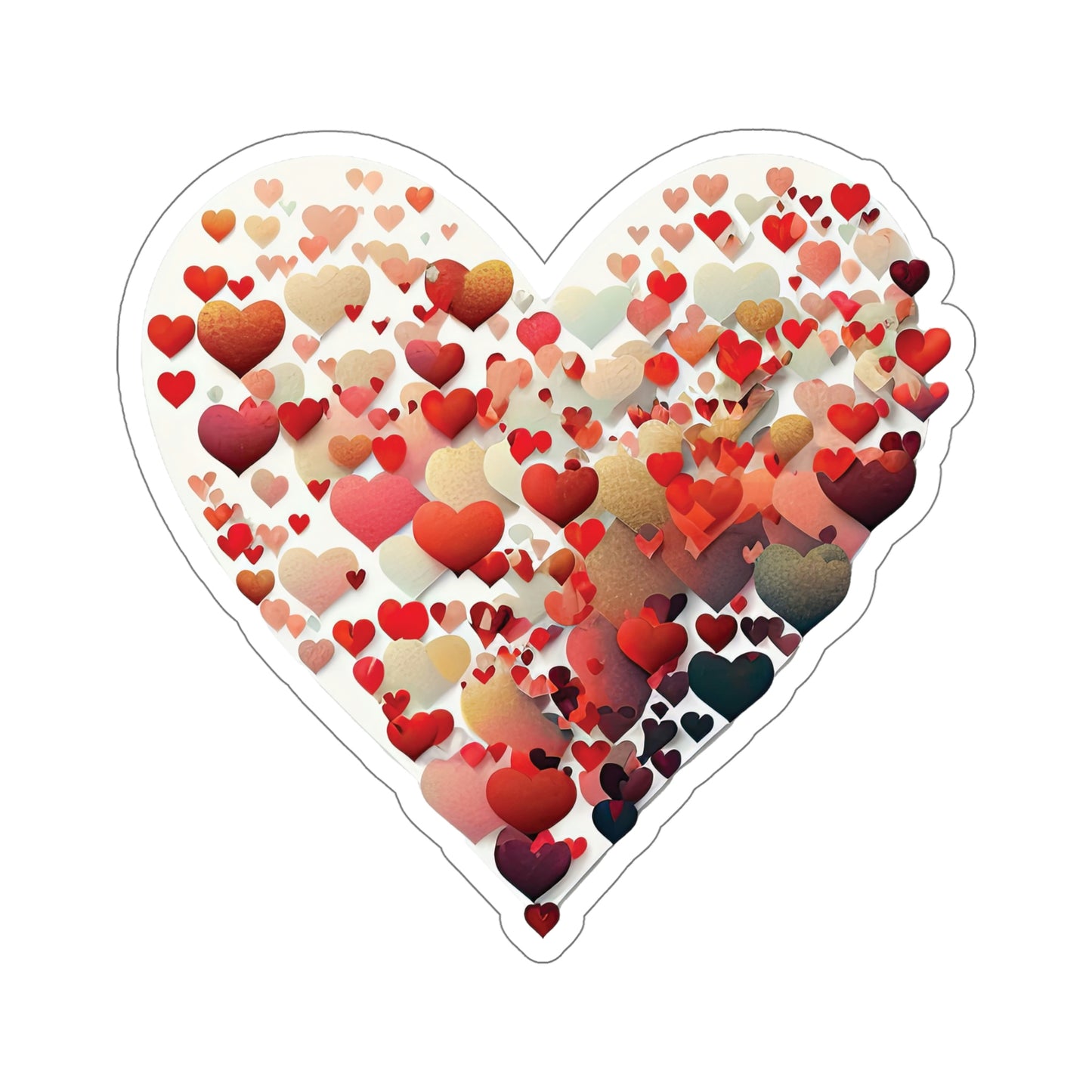 Beautiful Heart Collage Sticker