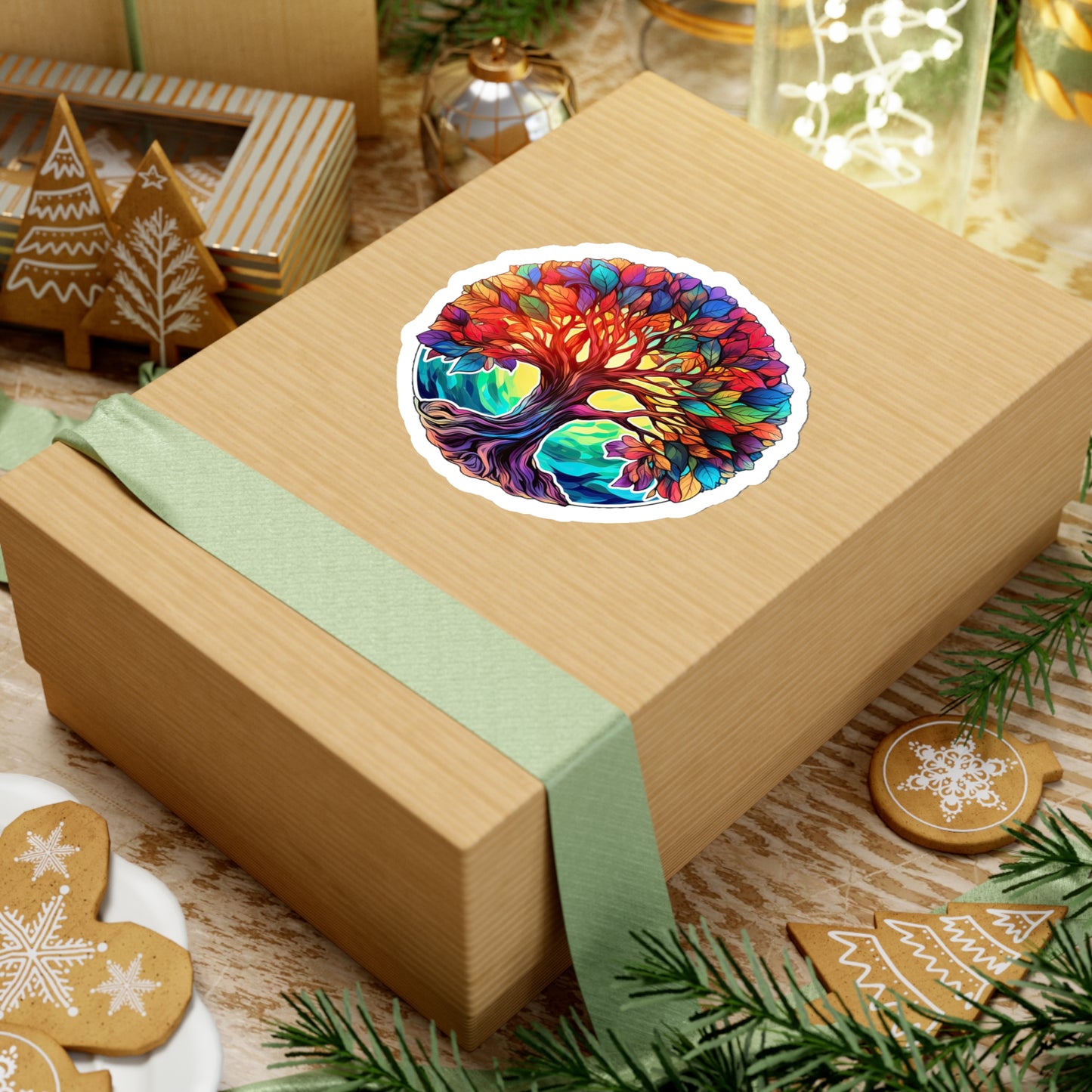 Surreal Tree of Life Sticker