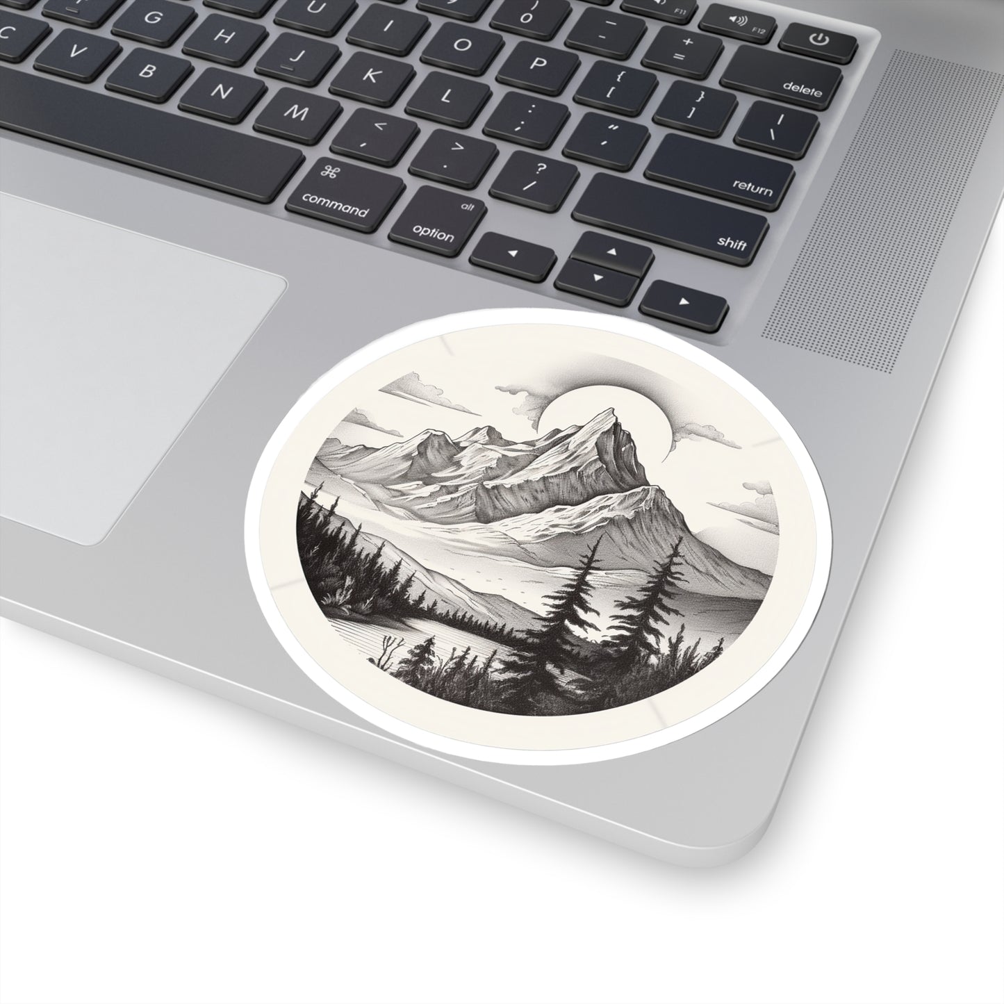 Majestic Mountain Tranquility Sticker