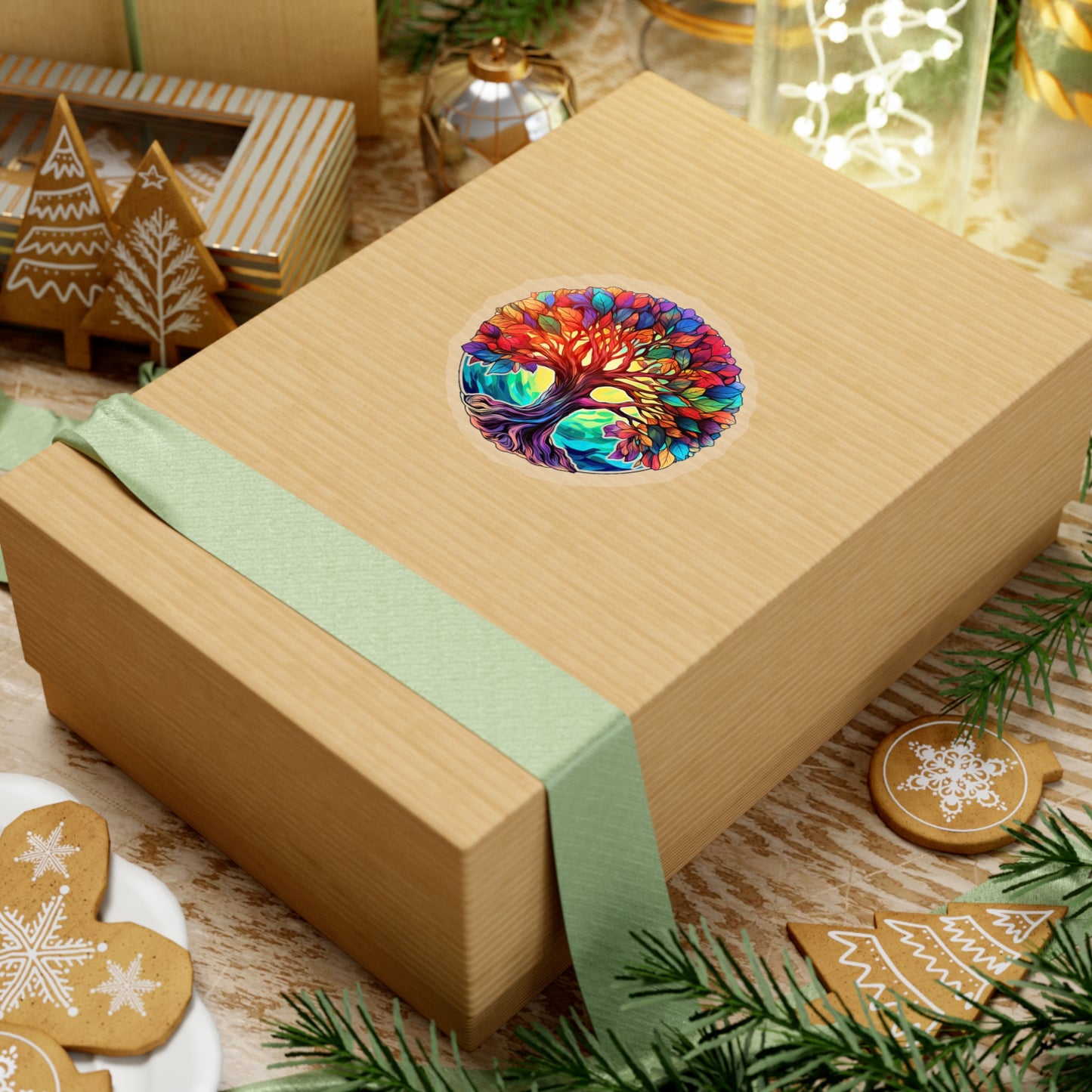 Surreal Tree of Life Sticker