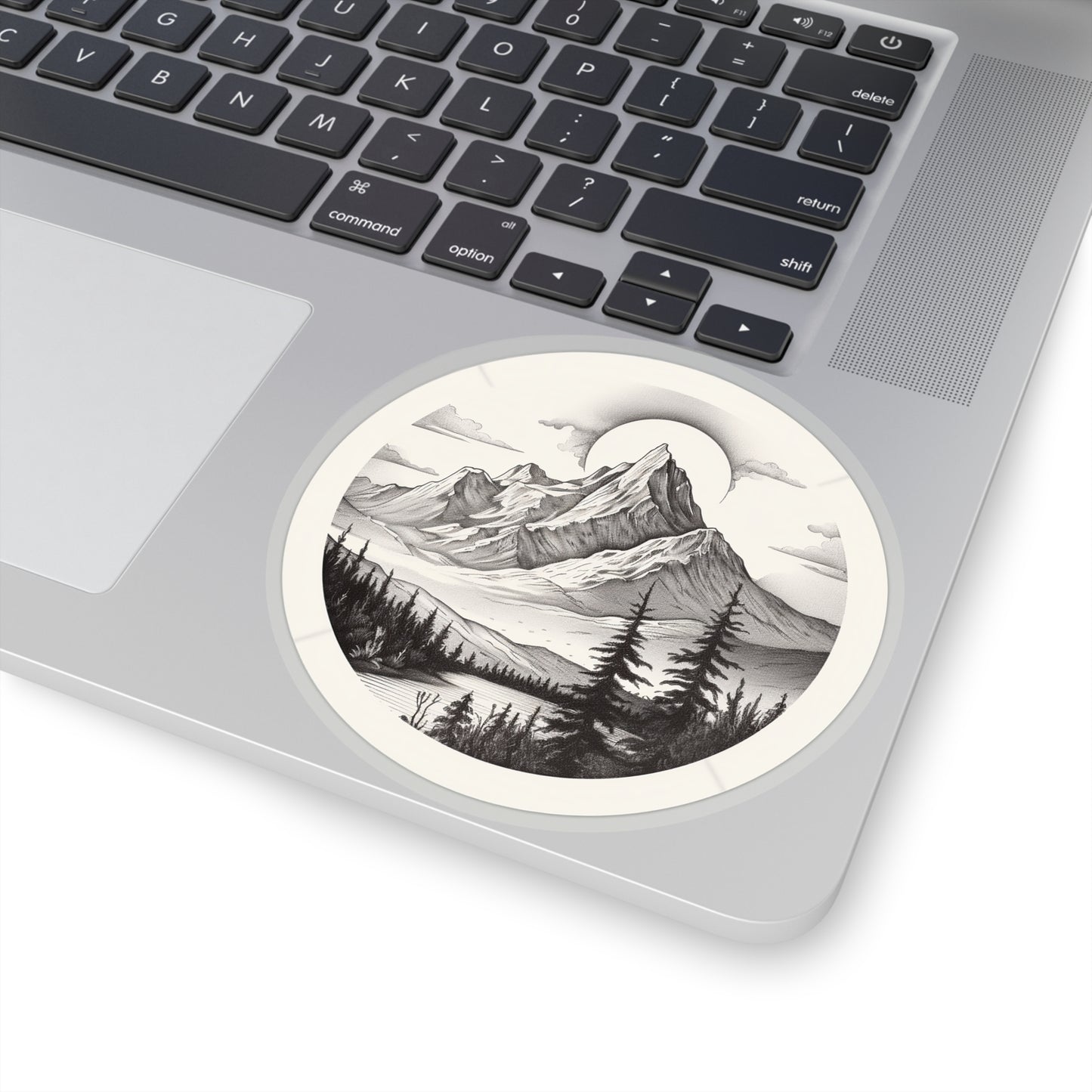 Majestic Mountain Tranquility Sticker