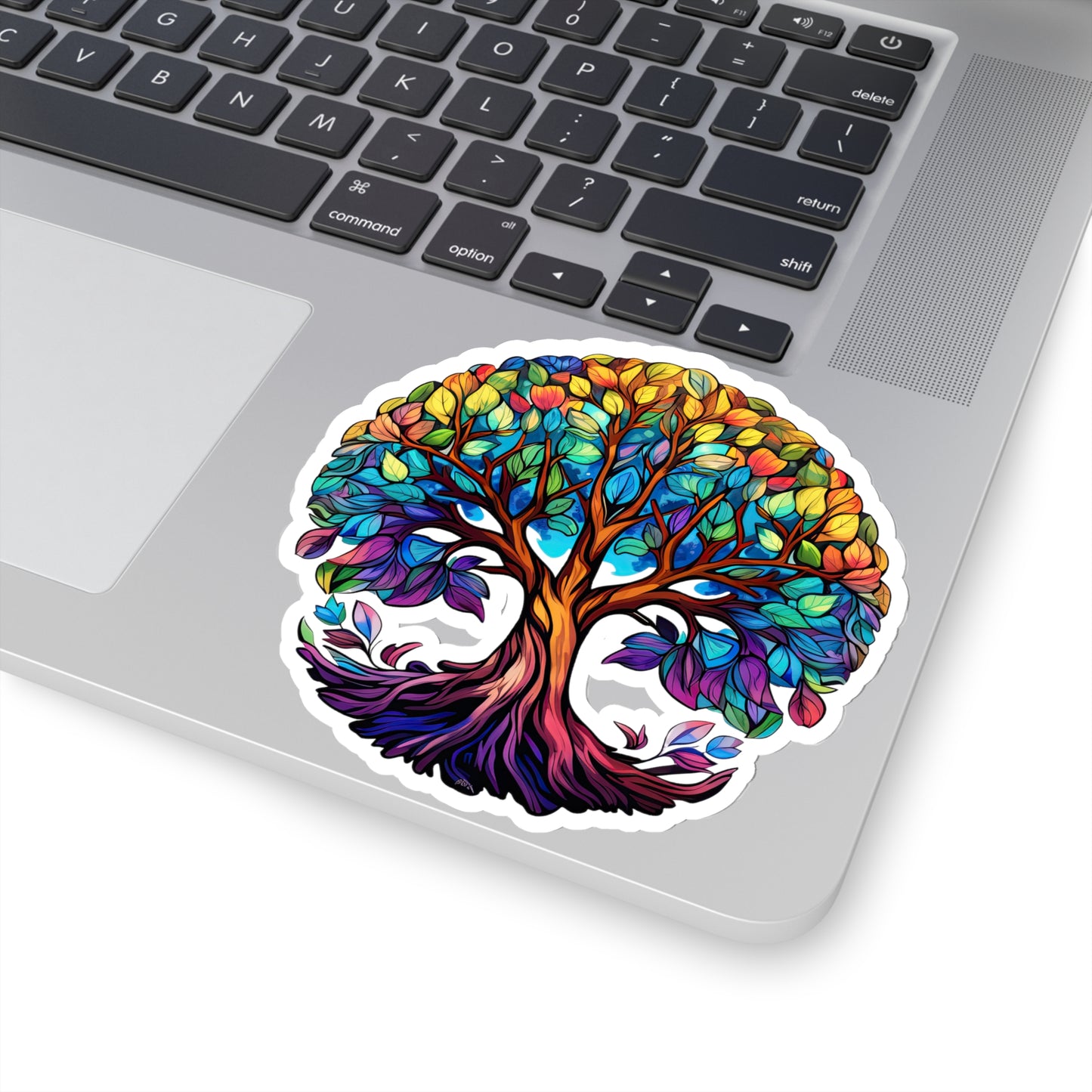 Blissful Harmony: A Lush Tree of Life Sticker