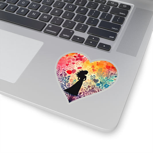 Watercolor Heart Sticker