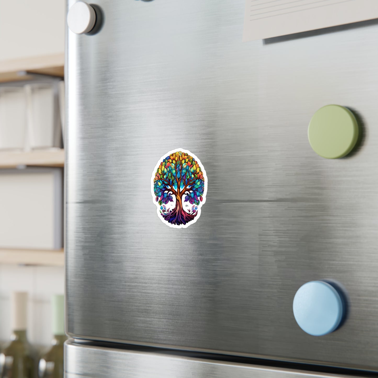 Blissful Harmony: A Lush Tree of Life Sticker