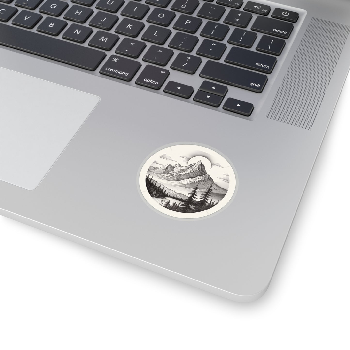 Majestic Mountain Tranquility Sticker