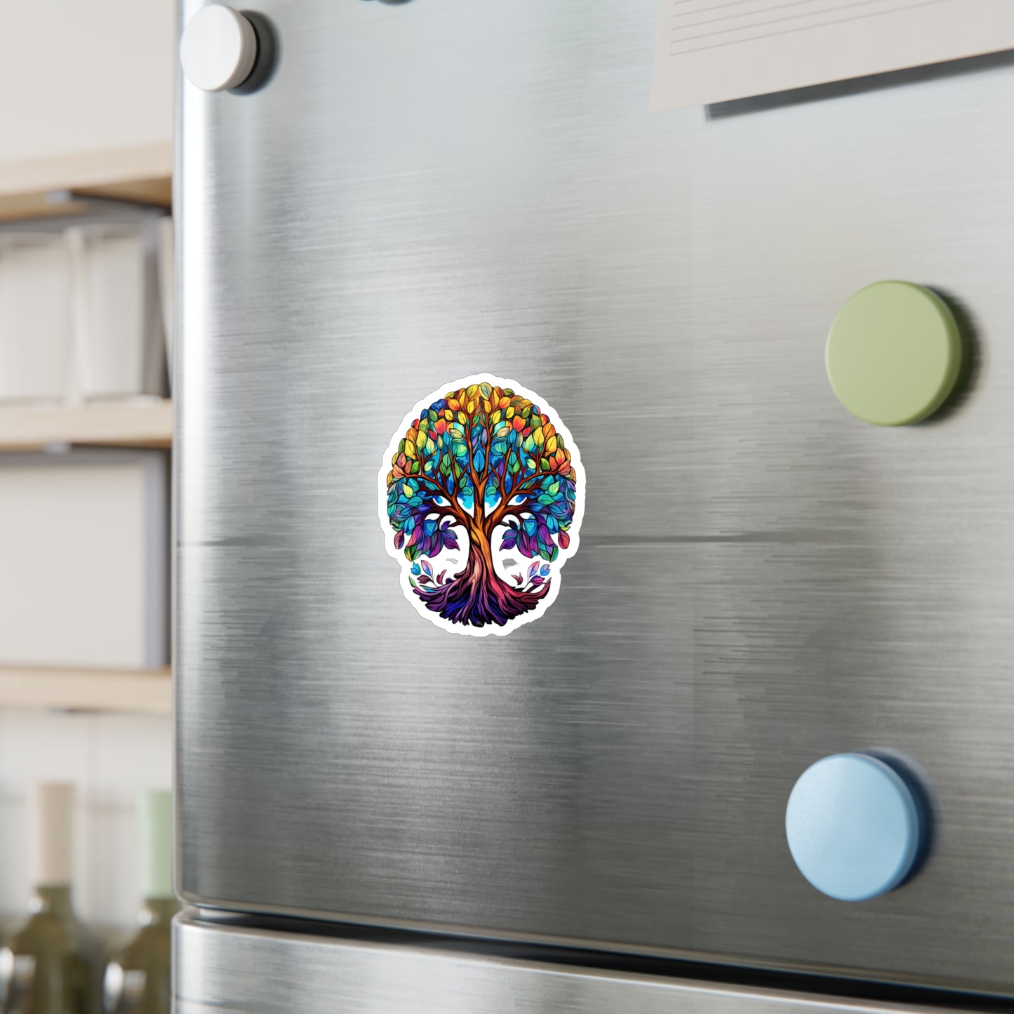Blissful Harmony: A Lush Tree of Life Sticker