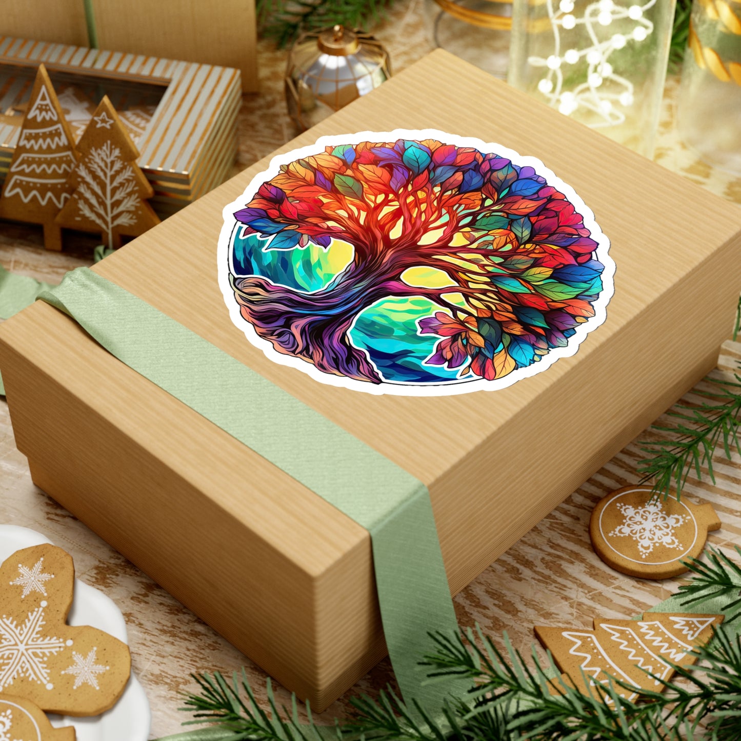 Surreal Tree of Life Sticker