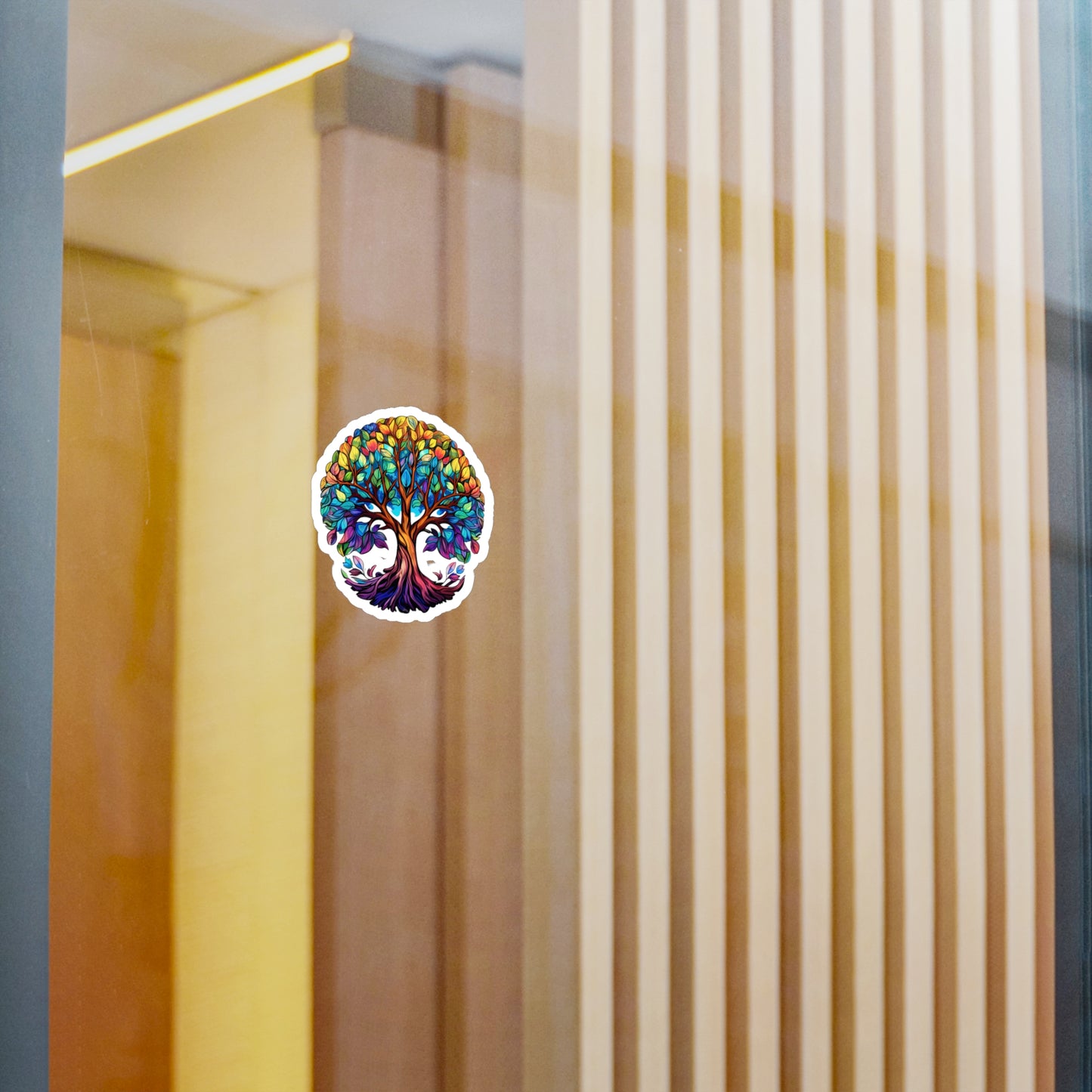 Blissful Harmony: A Lush Tree of Life Sticker