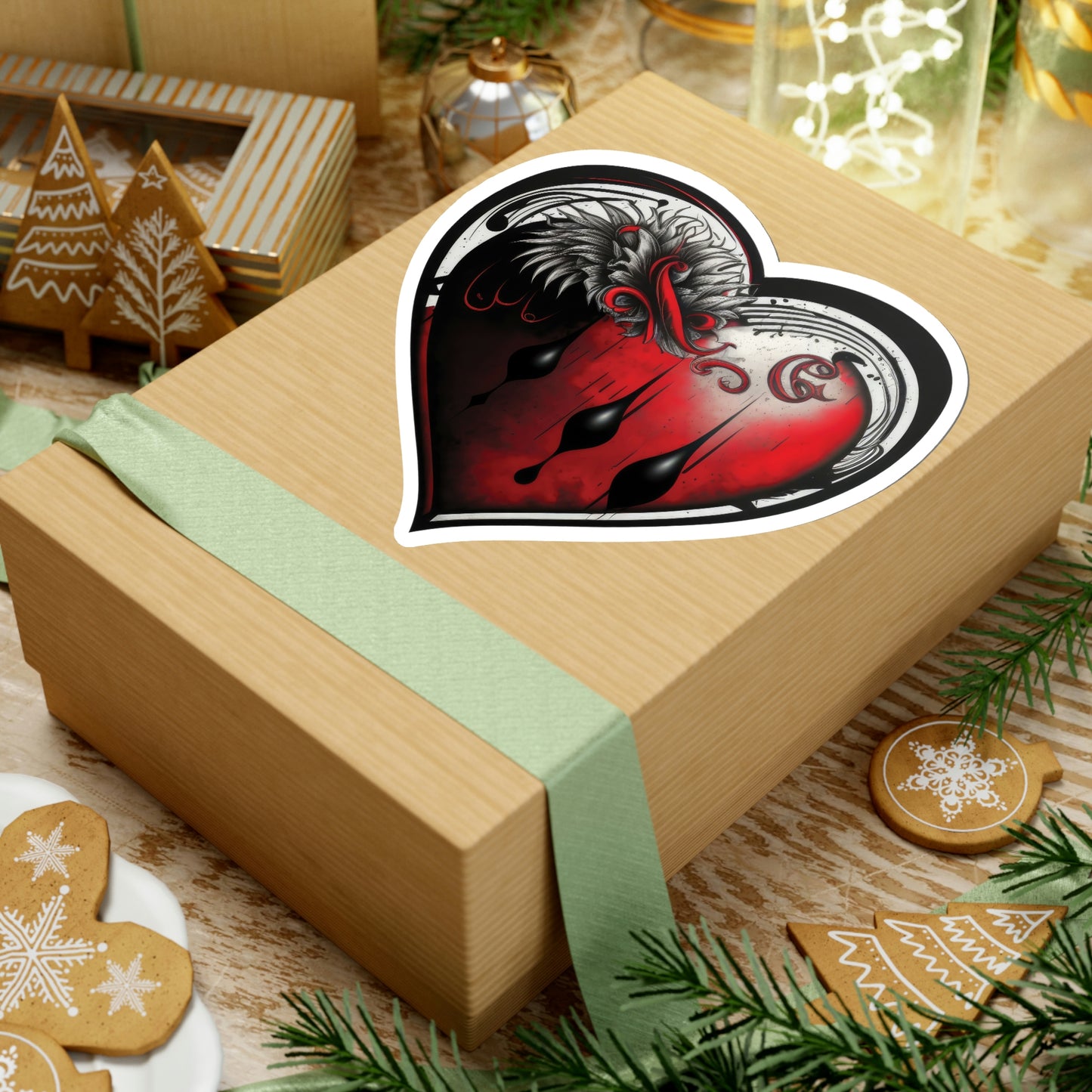 Game Icon Stylized Heart Sticker