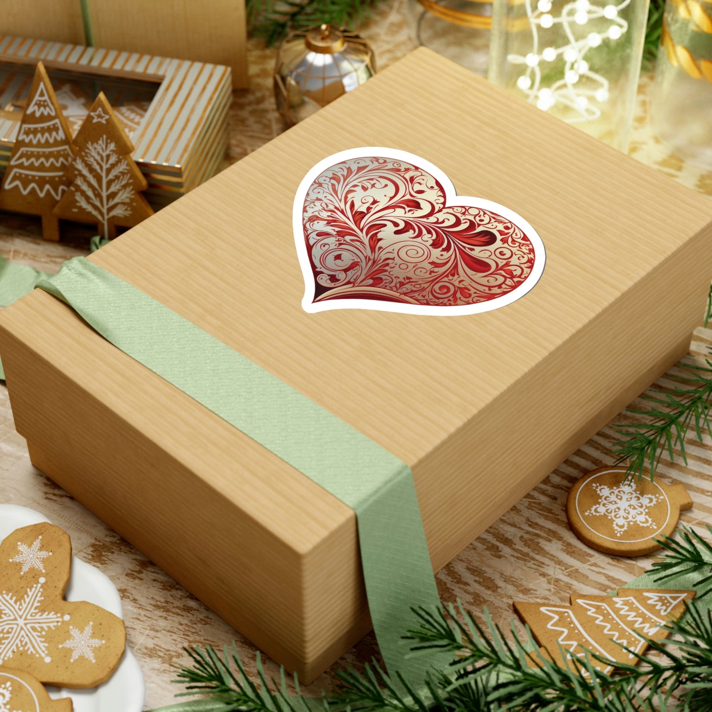 Ornate Heart Sticker
