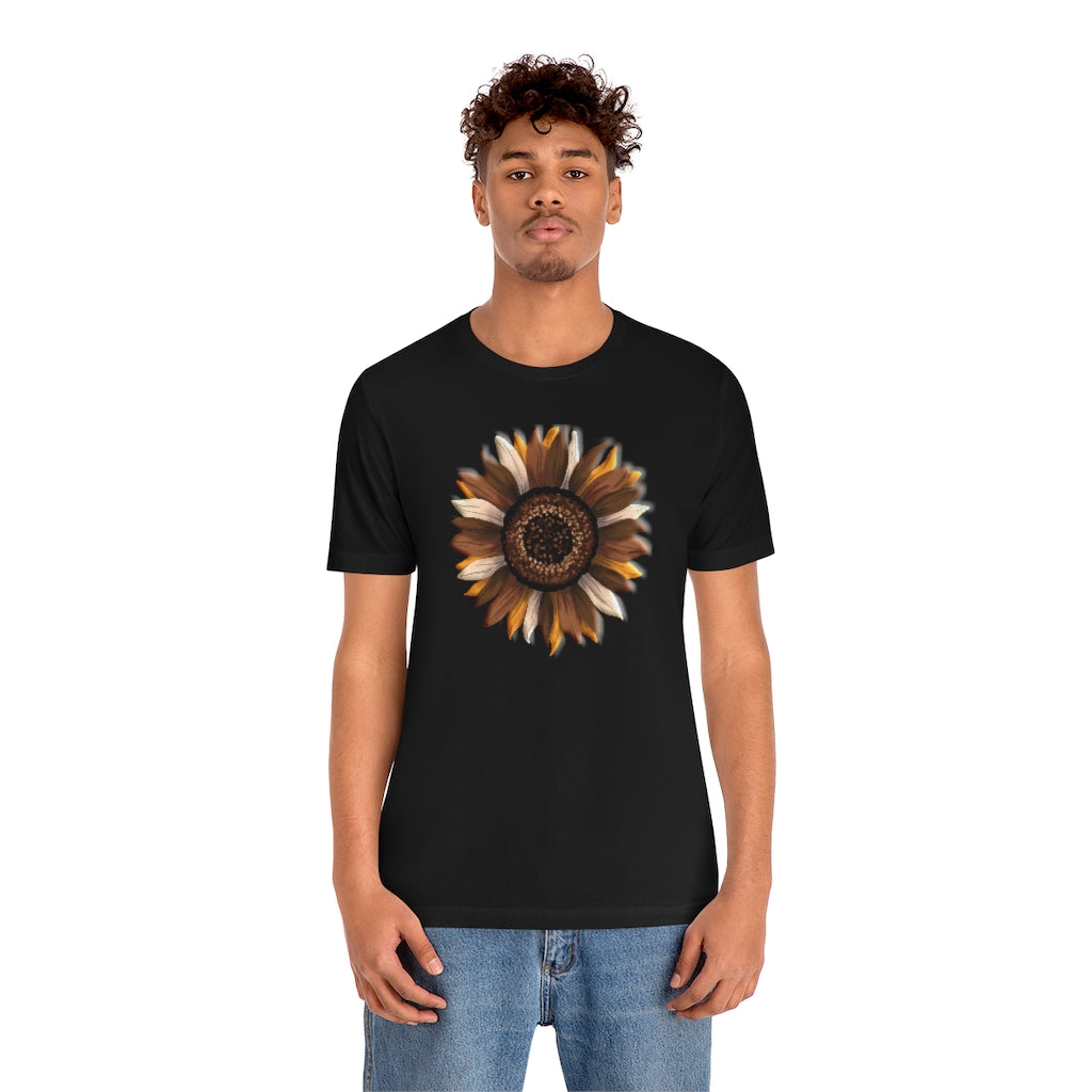 Fall Sunflower Tee, Cottagecore Botanical Shirt
