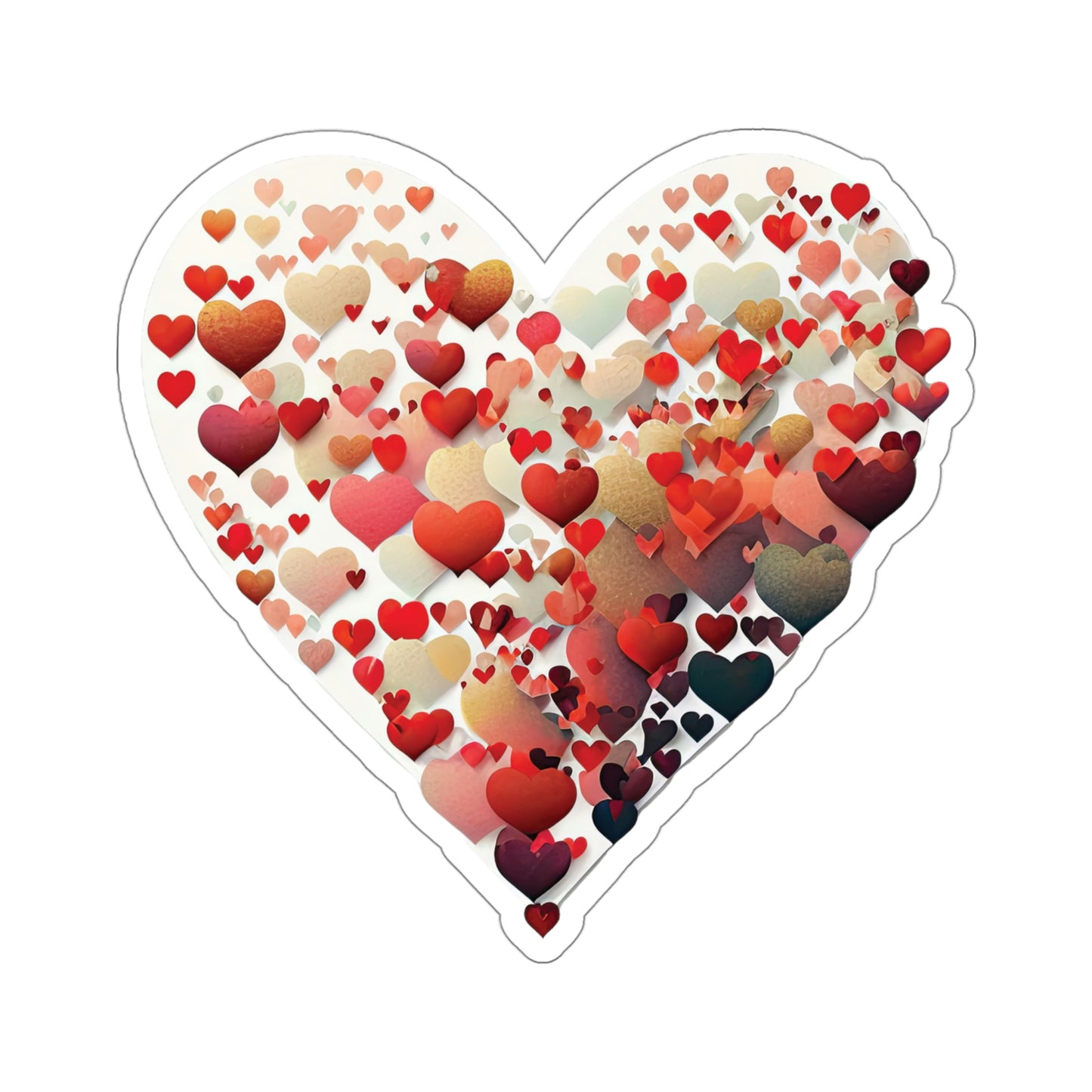 Beautiful Heart Collage Sticker