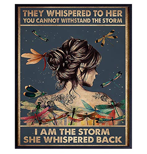 They Whispered to Her You Cannot Withstand The Storm - Inspirational Wall Art
