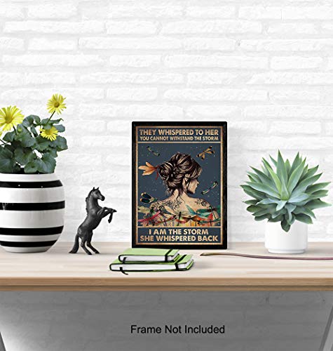 They Whispered to Her You Cannot Withstand The Storm - Inspirational Wall Art