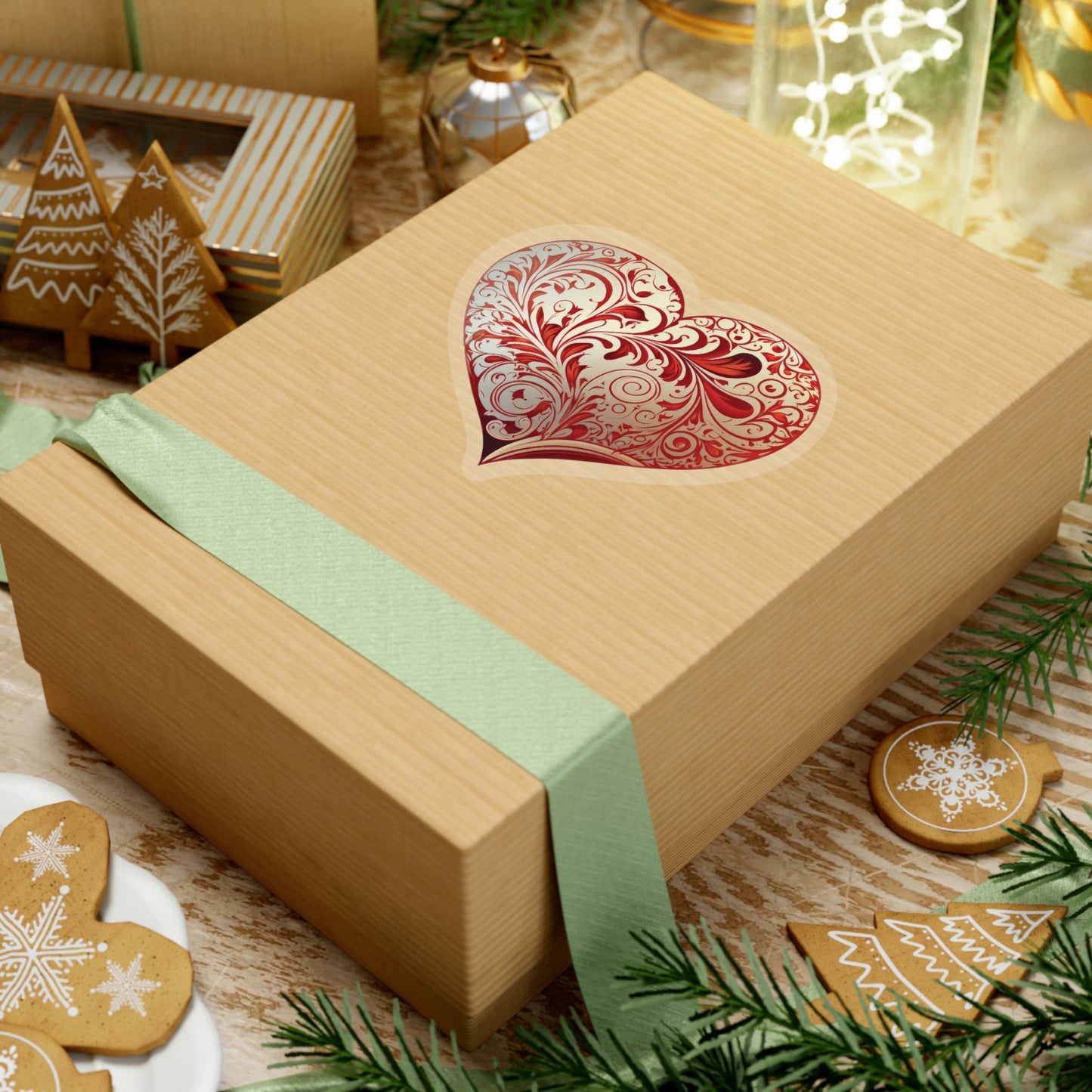 Ornate Heart Sticker