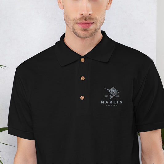 Marlin Embroidered Polo Shirt