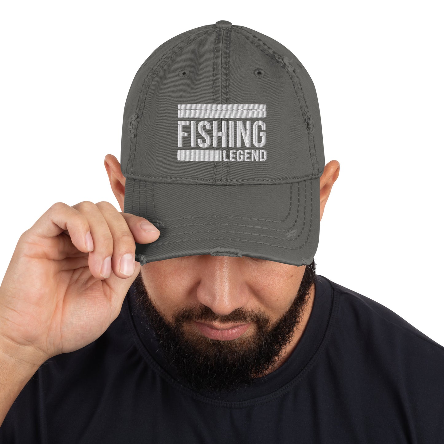 Fishing Legend Distressed Hat