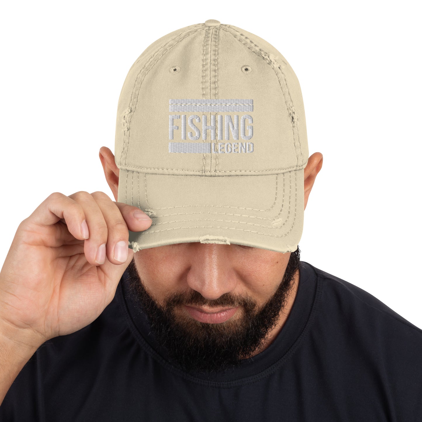 Fishing Legend Distressed Hat