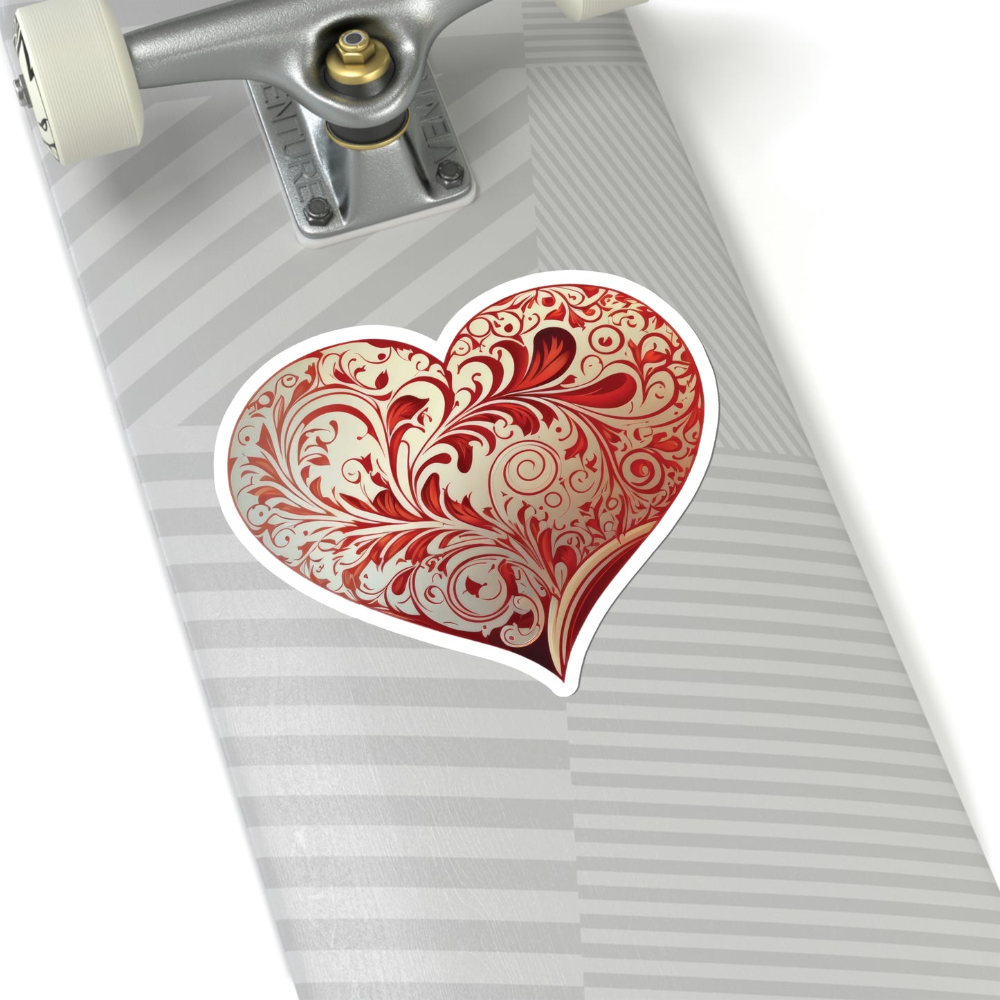 Ornate Heart Sticker