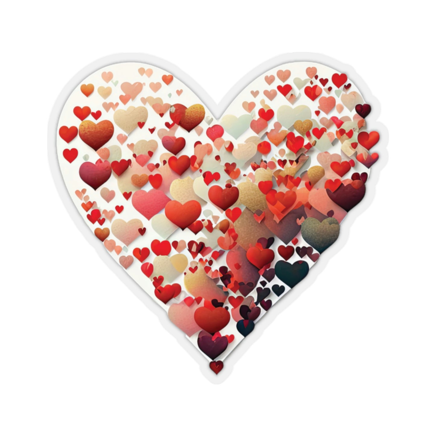 Beautiful Heart Collage Sticker