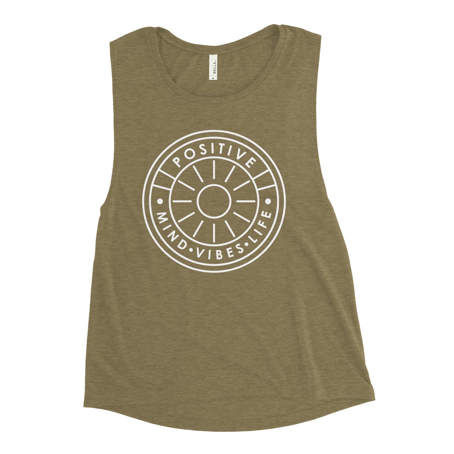 Positive Mind Vibes Ladies’ Muscle Tank